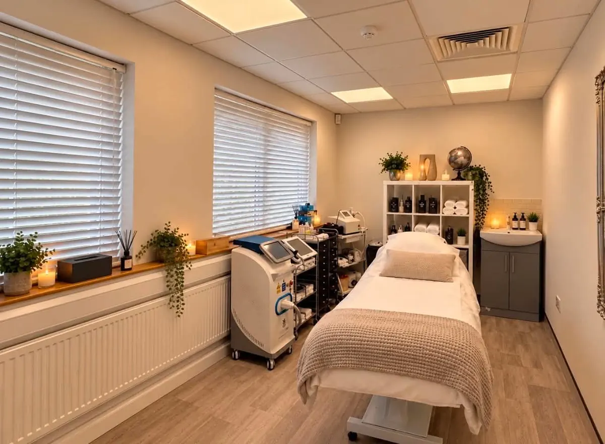 Treatment room at Belgrave Clinic in Whitchurch, Bristol